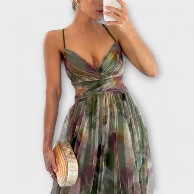 Annai Mesh Maxikleed - Elegant en Figuuraccentuerend