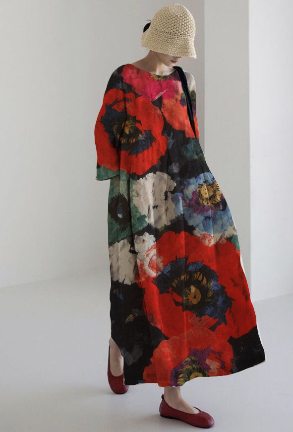 BLOEMEN | Elegante Midi Jurk