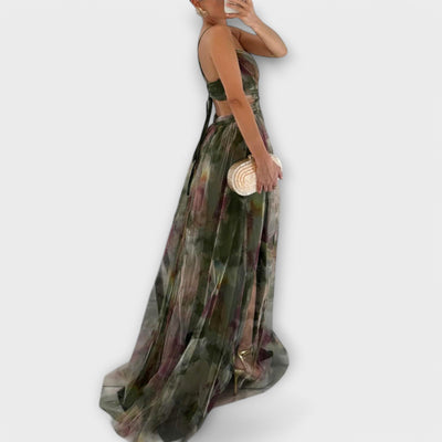 Annai Mesh Maxikleed - Elegant en Figuuraccentuerend