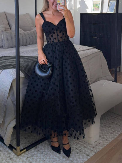 Polka Dot Bustier Jurk