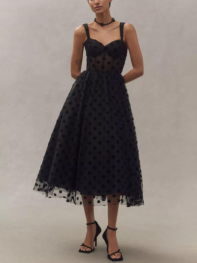 Polka Dot Bustier Jurk