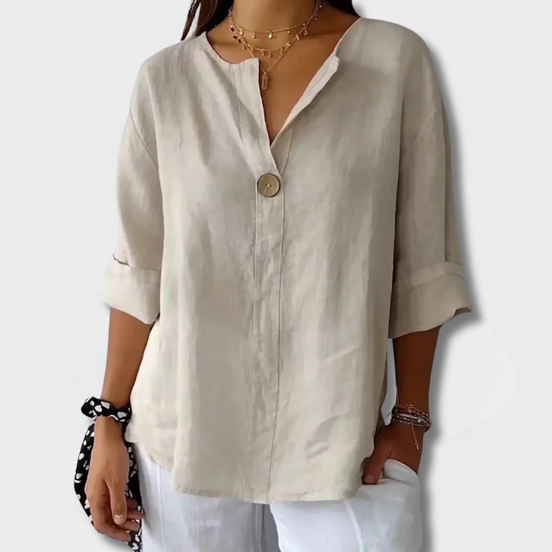 Jessa™ - Casual V-hals Blouse