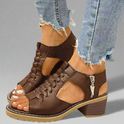 Martina | Orthopedische sandalen met hak van premium materiaal