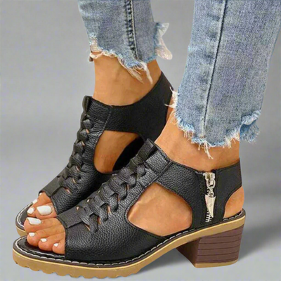Martina | Orthopedische sandalen met hak van premium materiaal