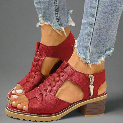 Martina | Orthopedische sandalen met hak van premium materiaal