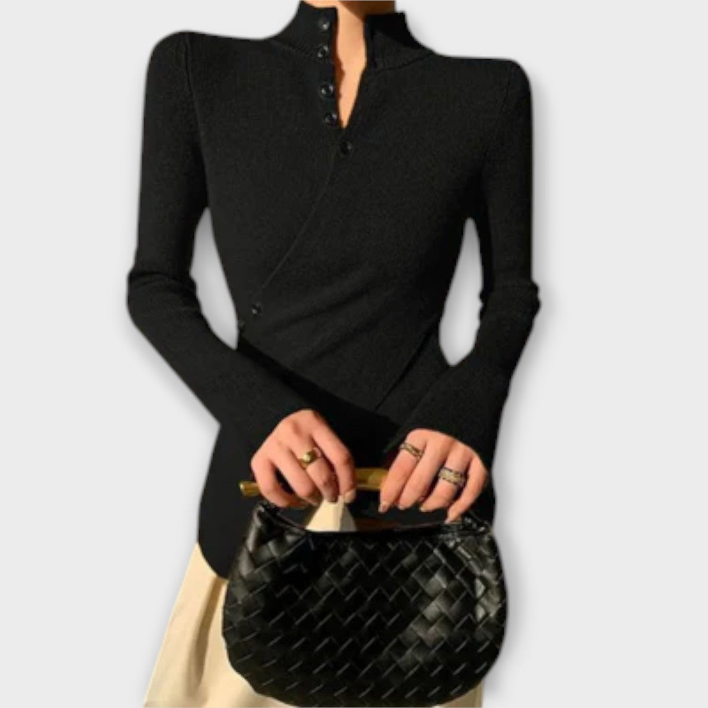 Michiko – Elegante trui van katoenbreisel