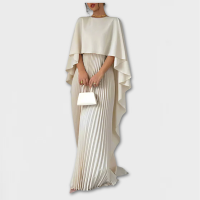 Cape Hoog-Laag Maxi-jurk