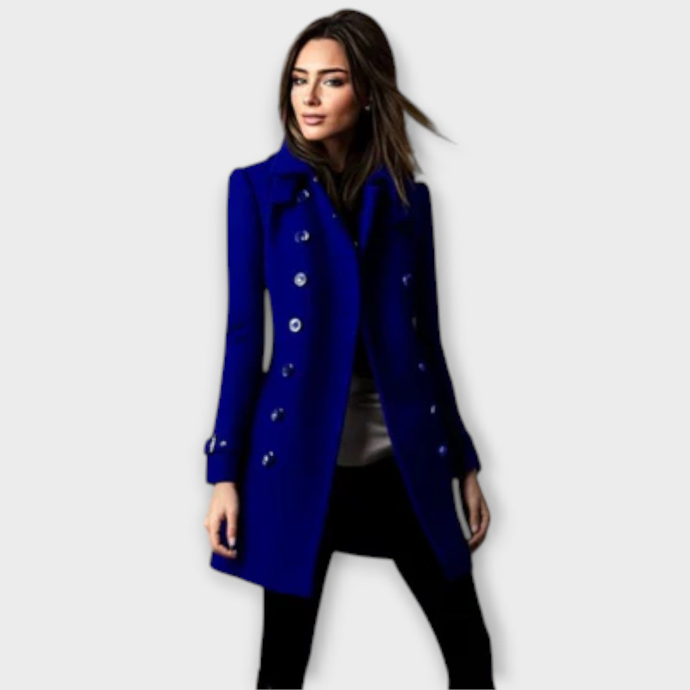 Linda - Dubbelrijige Trenchcoat