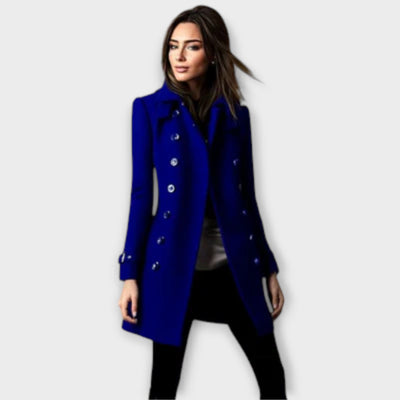 Linda - Dubbelrijige Trenchcoat