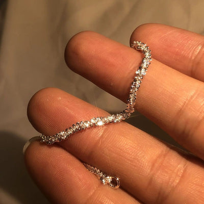 Glanzend Zilveren Armband