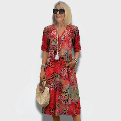 Florencia™ - Vibrant Midi-Jurk