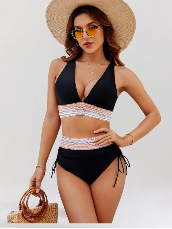 Lidia – Bikini Set met Buikcontrole en Hoge Taille