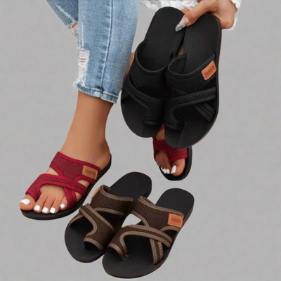 Luchtige Slip-On Sandalen