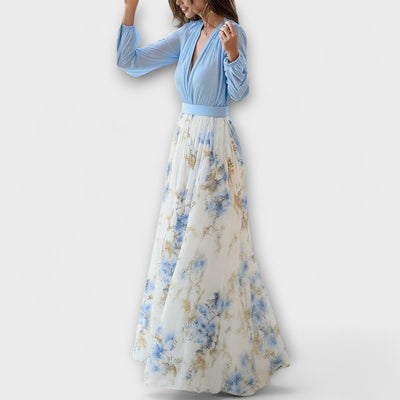 Harper - Sprankelend Bloemen-Maxikleed