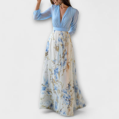 Harper - Sprankelend Bloemen-Maxikleed