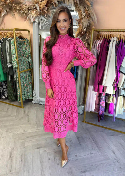 Lilian - Flatterende Maxi Jurk