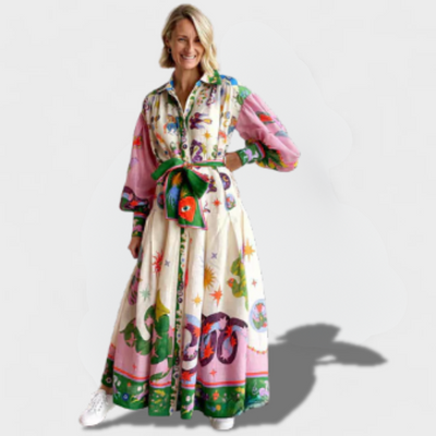 Loungewear Club™️ | LANGE JURK MET PATROON