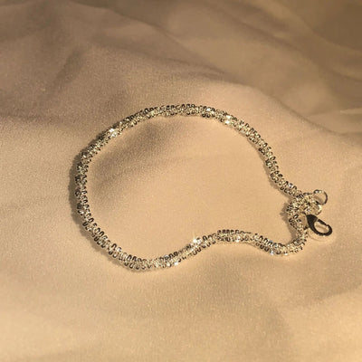 Glanzend Zilveren Armband