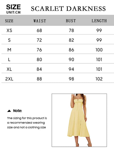 2025 Gerimpelde Bust Split Thigh Cami Zomerjurk