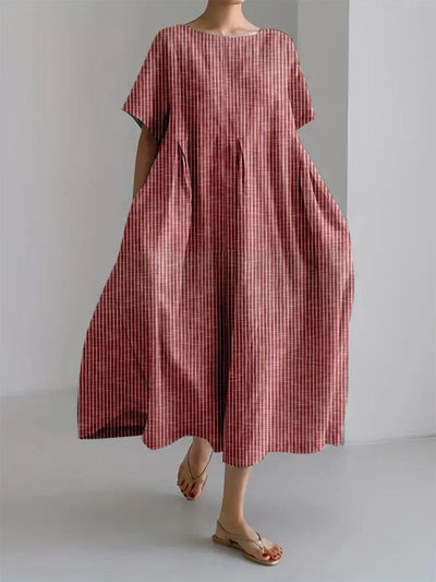 ELEGANTE | Gestreepte Lange Jurk