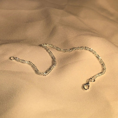 Glanzend Zilveren Armband