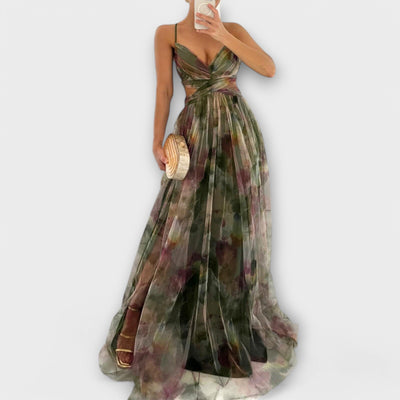 Annai Mesh Maxikleed - Elegant en Figuuraccentuerend