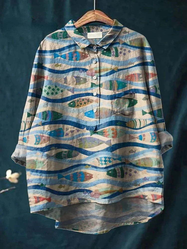 Darcy™ - Vis Kunst Shirt
