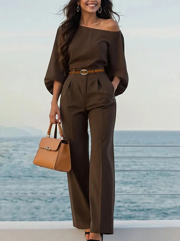 BONDI | Loose High Waistbroek