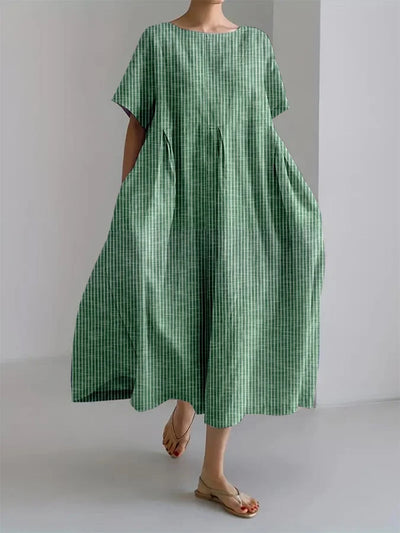 ELEGANTE | Gestreepte Lange Jurk