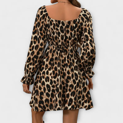 Betoverende jurk met luipaardprint