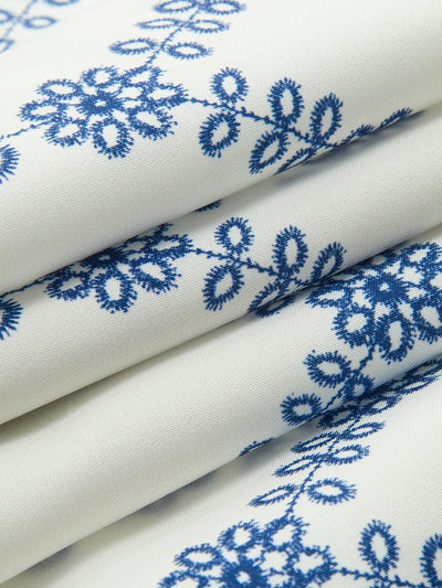 Geprinte Mouwloze Rok Set met Strik