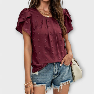 Charlotte - De perfecte polkadot blouse