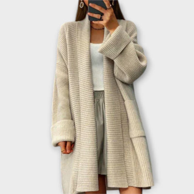 Euphemia - Lange Gebreide Cardigan