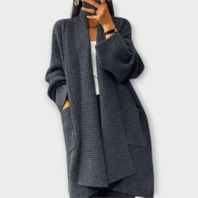Euphemia - Lange Gebreide Cardigan