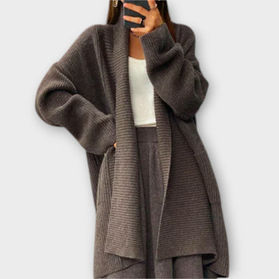 Euphemia - Lange Gebreide Cardigan