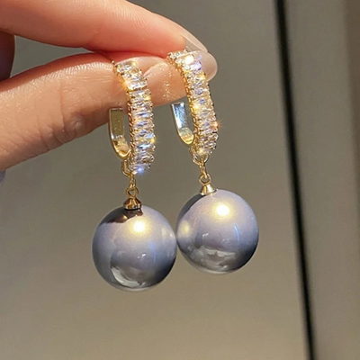 Elegante Oorbellen met Parel en Zirkonia
