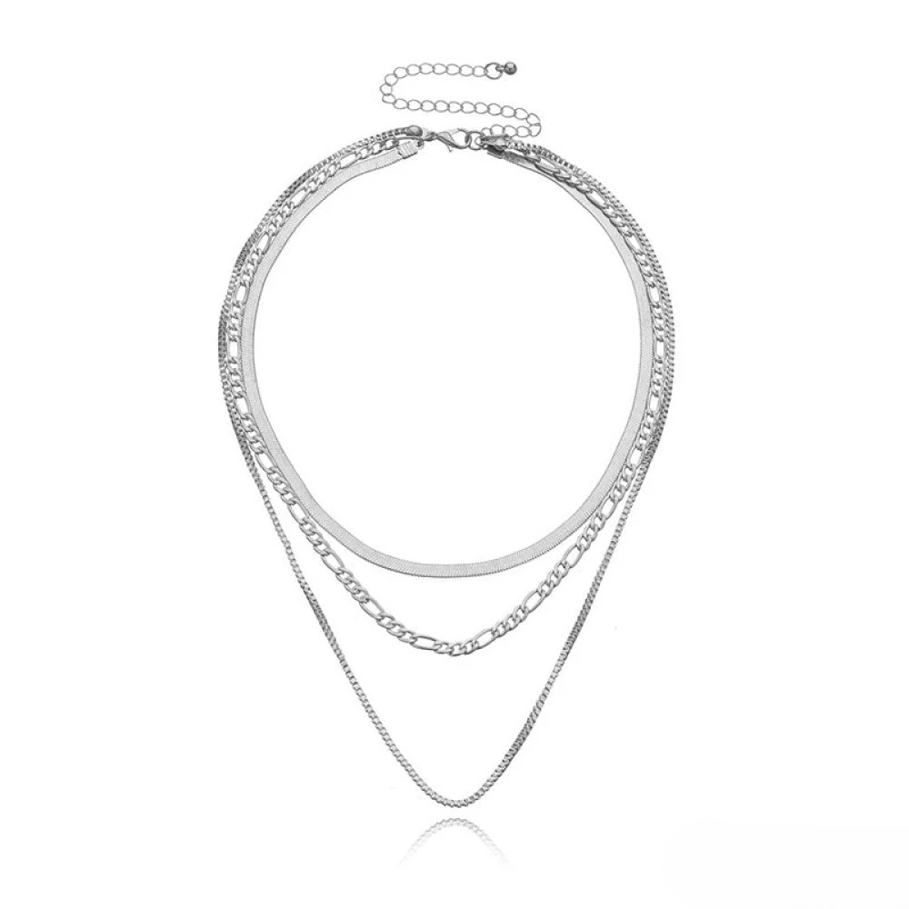Vintage Gouden 3-delige Laagketting