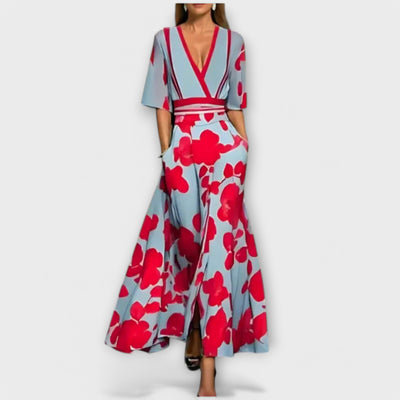 Elise - Elegante gebloemde jurk