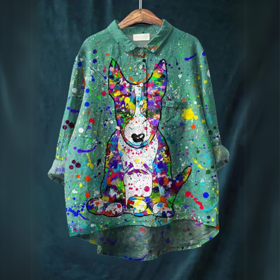 Amelia™ - Honden Kunst T-shirts