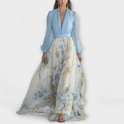 Harper - Sprankelend Bloemen-Maxikleed