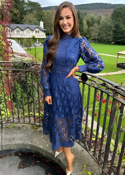 Lilian - Flatterende Maxi Jurk