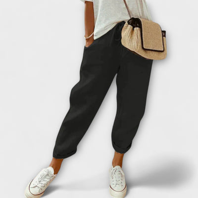Bibi - Modieuze en casual linnen broek