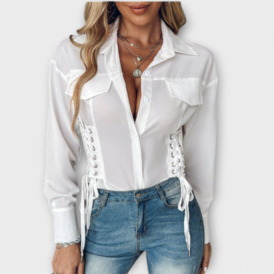 Natalie - Lange Mouwen Blouse