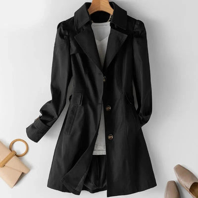 Laurian™ | Lichte Luxe in een Tijdloze Trenchcoat