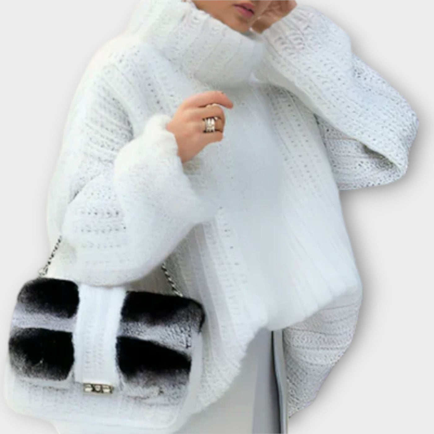 Paulina - Zachte dames hoodie met lange mouwen