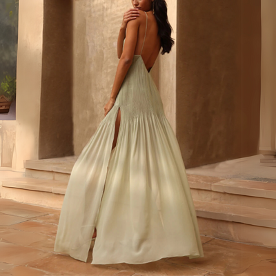 Sunset Plissé Maxi