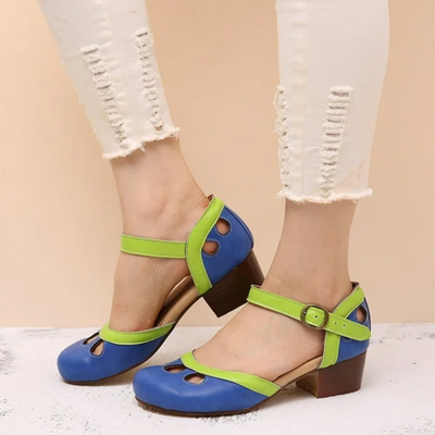 Fria | Comfortabele lage haksandalen
