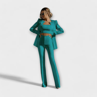Selina - Stijlvol 3-delig Set (Blazer, Top, Broek)