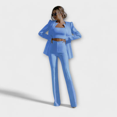 Selina - Stijlvol 3-delig Set (Blazer, Top, Broek)