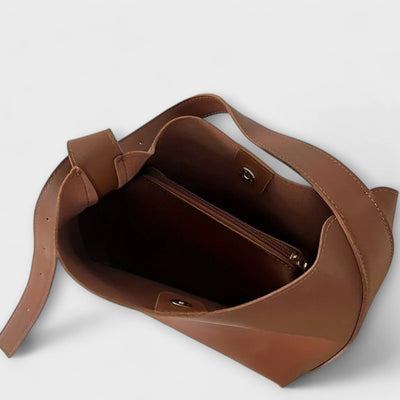 Lora. – Elegante Leren Schoudertas